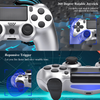 Wireless Controller Compatible with PS4 Controller, pa4 Controller Works with Playstation 4 Controller,Remote/Control/Joystick/Mando/Matte With Charging Cable-Silver