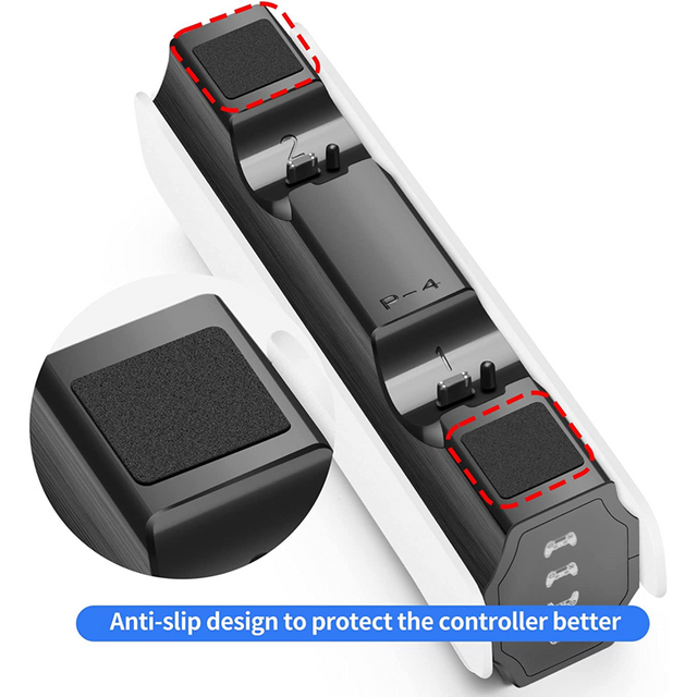 Controller Charging Station Works With P-5 Controller and P-4 Controller, Dual-use Charging Docking Charging Station For P-4/P-5 Controllers With Type C Charger Cord Fast Charging