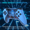 OUBANG Scuf Wireless Controller Works With Modded PS4 Controller, Elite Control Remote Fits Playstation 4 Controller, Joystick/controles De Pa4 With Mapping/turbo/1200 Mah Battery-Blue