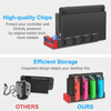 Upgraded Charging Dock Station for Switch/OLED, Gaming Organizer Accessories Features LED Indication/Security Protection/USB Port