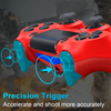 Wireless Controller Compatible with PS4 Controller, pa4 Controller Works with Playstation 4 Controller,Remote/Control/Joystick/Mando/Matte With Charging Cable-Red