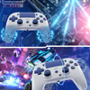 OUBANG Wireless Controller With Style Compatible With Playstation 4, Remote Works With Scuf PS4 Controller, Gamepad And Joystick With Motors, Gifts For Women/Girls/Kids/Men, New,2023-White
