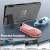 Clear Case for Switch/OLED with HD Screen Protectors