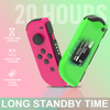 Wireless Joy Con Controller Compatible With Nintendo Switch, Replacement For Switch Joy Pad, Wireless Controllers, Support Dual Vibration, Wake-up, Motion Control-Pink and Green