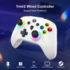 Ymir 2 Wired Game Controller, Compatible with PS4/Pro/Slim/Switch Console/PC/Steam/Android/iOS/Phone/Tablet/TV, Features 2 Back Paddles/Turbo/Hall Triggers/Joysticks/RGB Light